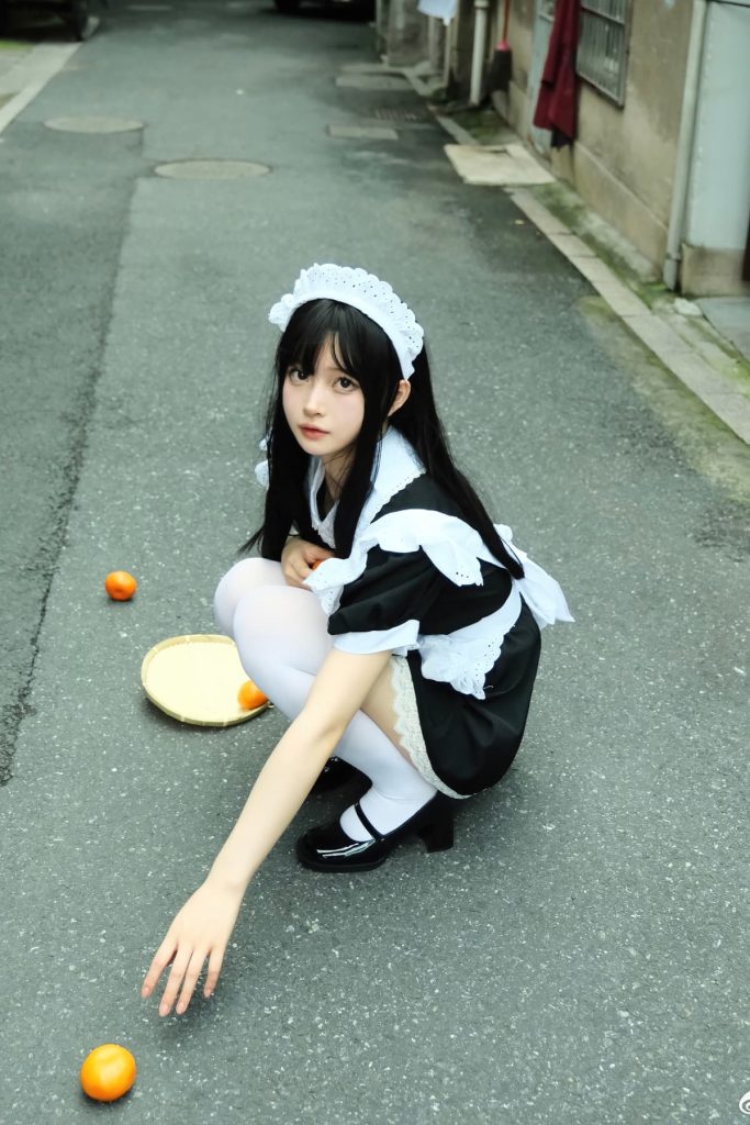 白莉爱吃巧克力 原理猪 深巷女仆 (3)