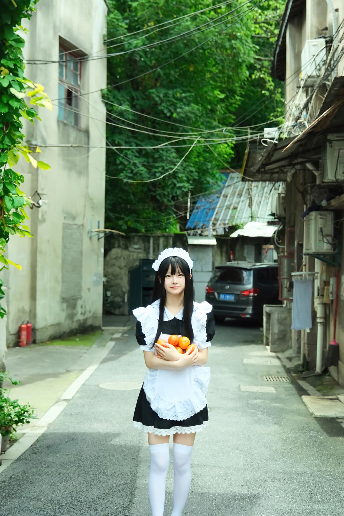 白莉爱吃巧克力 原理猪 深巷女仆 (5)