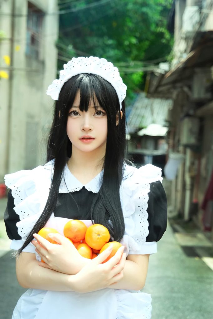 白莉爱吃巧克力 原理猪 深巷女仆 (6)