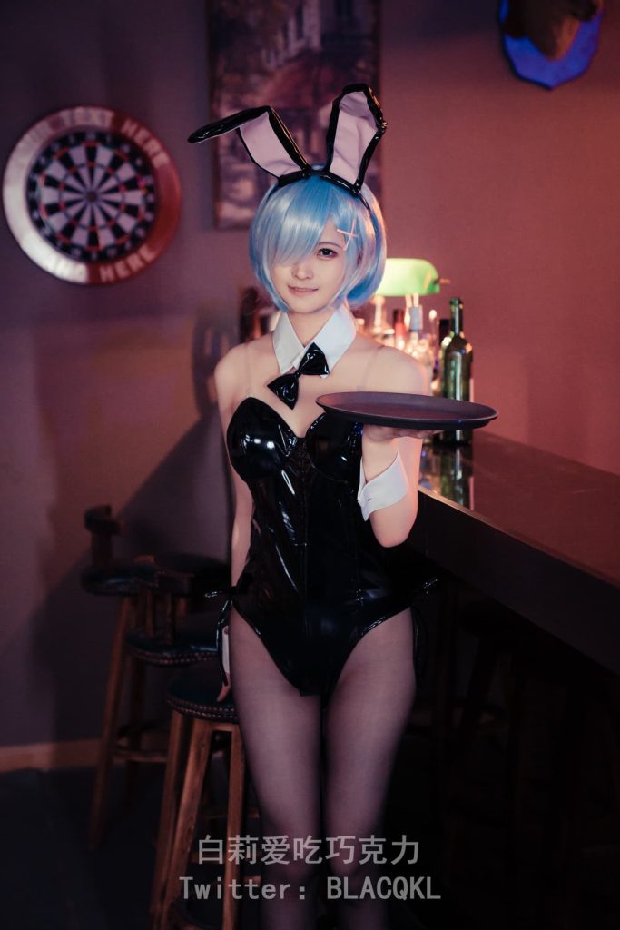 白莉爱吃巧克力 蕾姆兔女郎 (8)